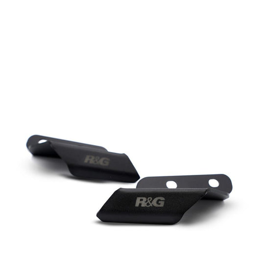 R&G Racing Black Grab Rail Delete Blanking Plates For 2022-2024 Suzuki GSXS1000GT