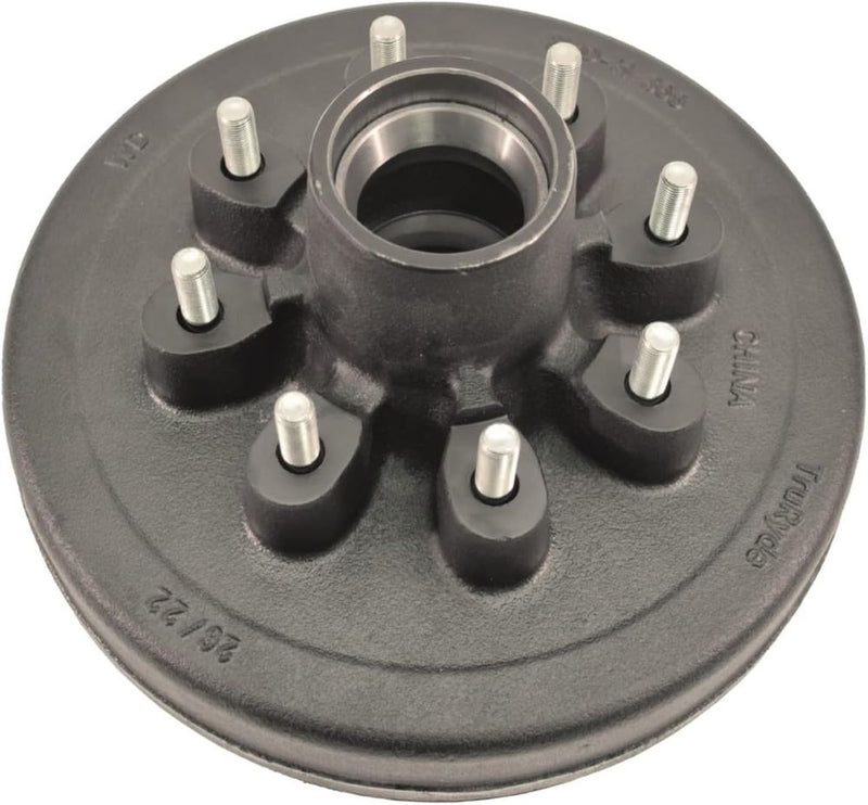 Load image into Gallery viewer, 8-Bolt on 6-1/2 Inch Bolt Circle - 12 Inch Hub/Drum With Hydraulic Brake Assembly - Drivers Side
