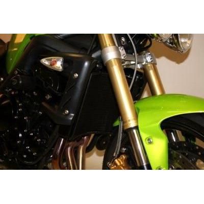 R&G Racing Black Aluminum Radiator Guard RAD0070BK