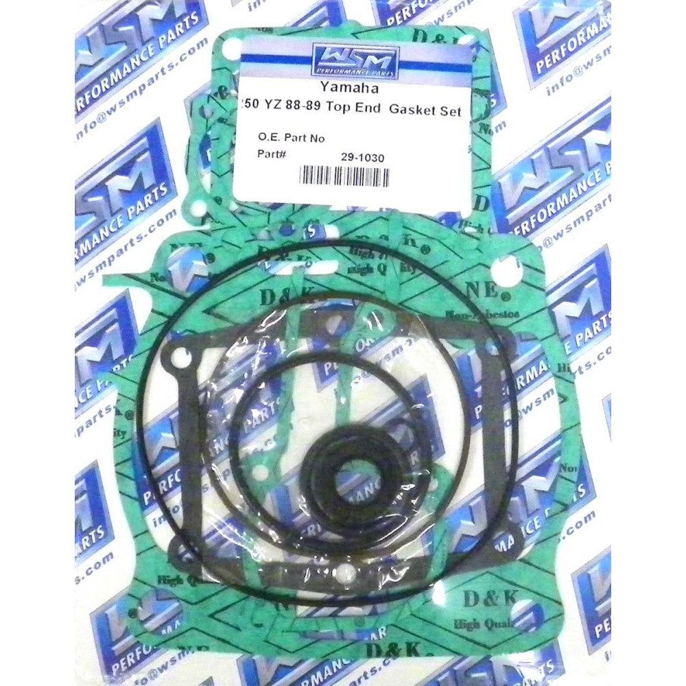 WSM Top End Gasket Kit For Yamaha 250 YZ 88-89 29-1030