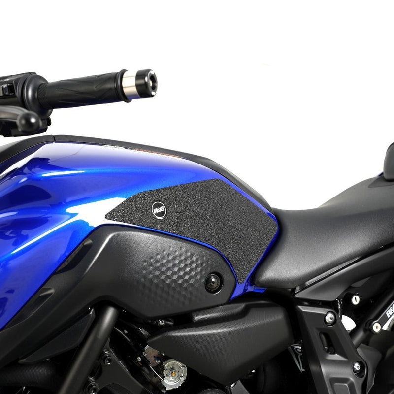 Load image into Gallery viewer, R&amp;G Racing Black Tank Traction Grips For 2021-2024 Yamaha MT-07 EZRG940BL
