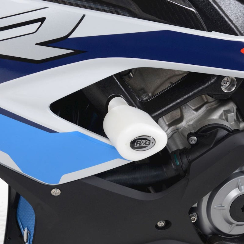 Load image into Gallery viewer, R&amp;G Racing Black Aero Style Crash Protection Bobbins For 2021-2022 BMW M1000RR
