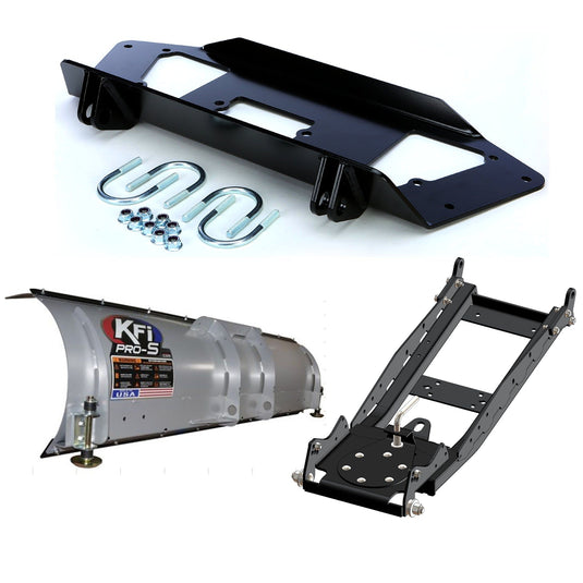 KFI UTV Snow Plow Kit For Kawasaki Mule 3010 KAF620H 4x4 2001-2008