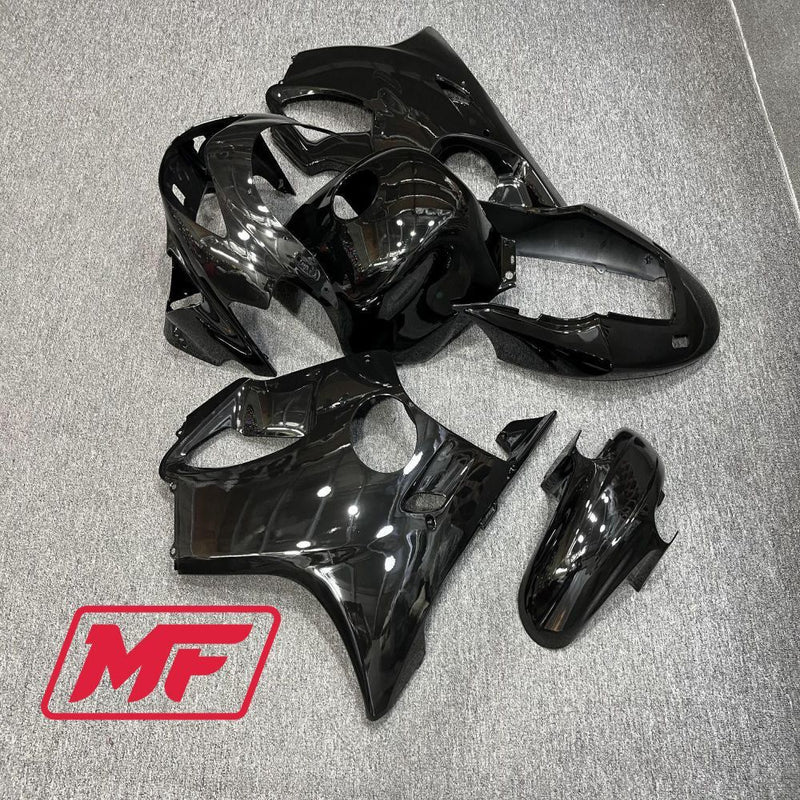 Load image into Gallery viewer, Monster Fairings Full Kit Honda CBR600RR 03-04 Gloss Black + Windshield + Gas Tank Cover
