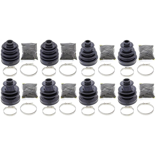 Compl Front & Rear Inner & Outer CV Boot Rep Kit Sportsman Touring 800 EFI 08-09