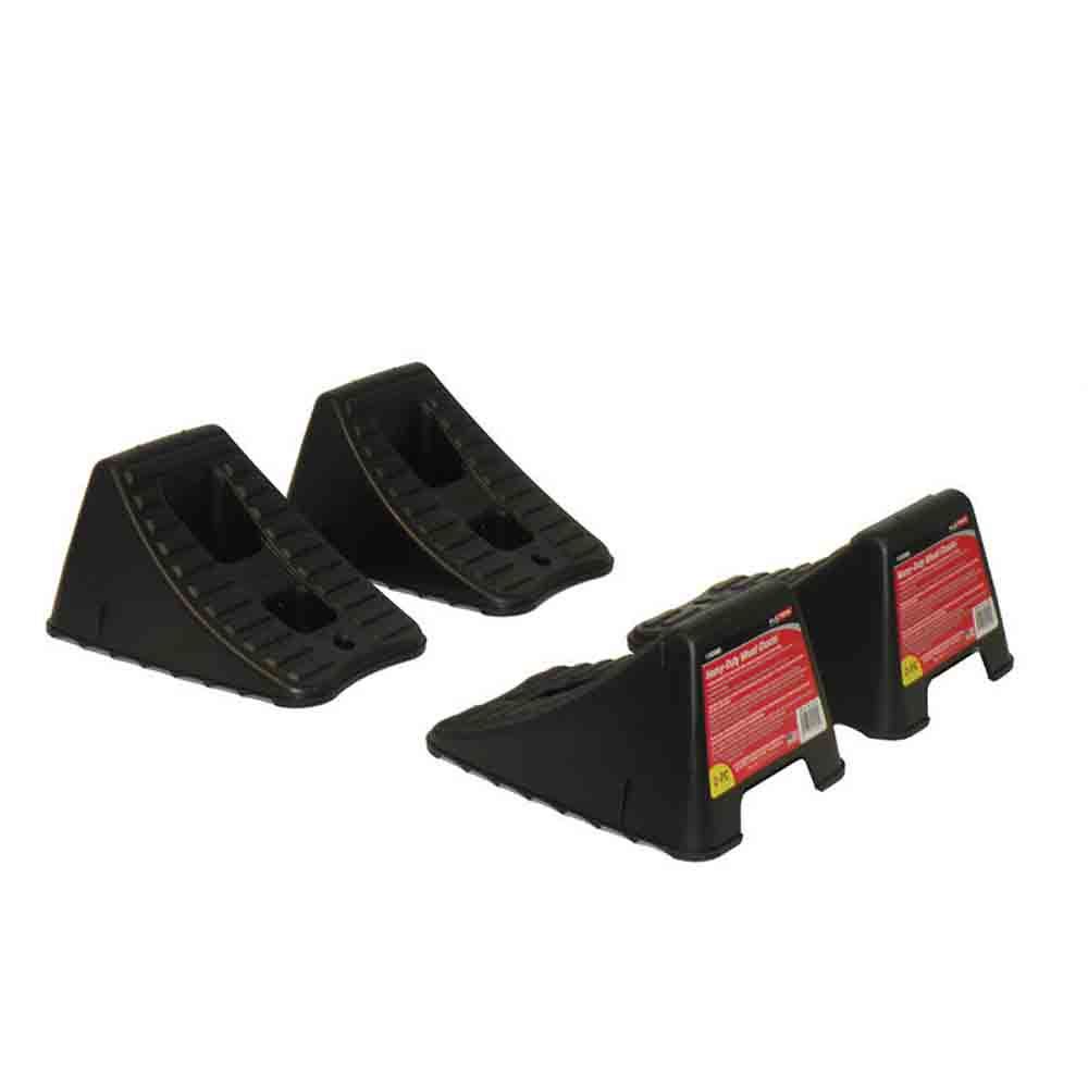 Two Pairs of Wheel Chocks