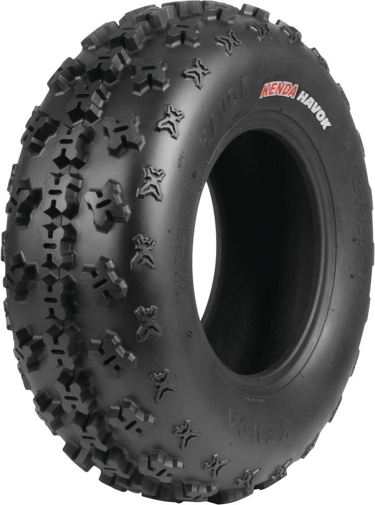 Load image into Gallery viewer, Kenda Set of Two K3210F/K3211 Havok Tires (6 Ply) [21x7-10] And Two (6 Ply) [20x11-9] Tires
