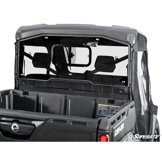 SuperATV Can-Am Defender Sliding Rear Windshield RWS-CA-DEF-SGW-76