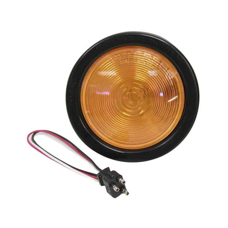 Load image into Gallery viewer, 4 Inch Round Trailer Tail Light Kit - Amber
