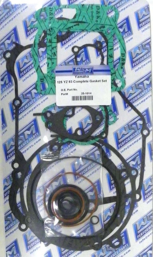 WSM Complete Gasket Kit For Yamaha 125 YZ 1993 25-1014