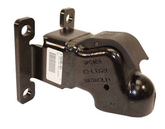 Demco 2 Inch EZ-Latch Flat Mount Coupler, 10,000 lb. GVWR, Black
