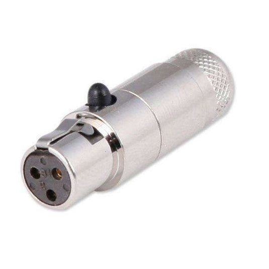 Rugged Radios 3-Pin Female Mini XLR Connector TA3FL C3P-FL