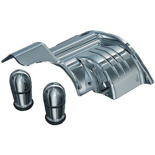 Kuryakyn Chrome Top Starter Mount Cover Accent Harley Touring Bagger 2009-2016