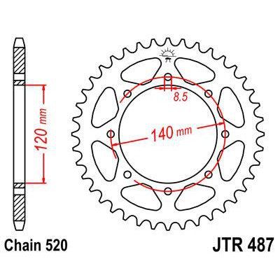 Load image into Gallery viewer, Front &amp; Rear Sprocket Kit for KAWASAKI KLR650 C1-C8 95-03 JT Sprockets

