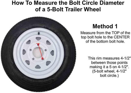 Pre-Grease-Packed Trailer Hub Assembly - 5 On 4-1/2" Bolt Circle, 1,750 lbs. Capacity For 1-3/8" To 1-1/16" tapered spindles - One Pair