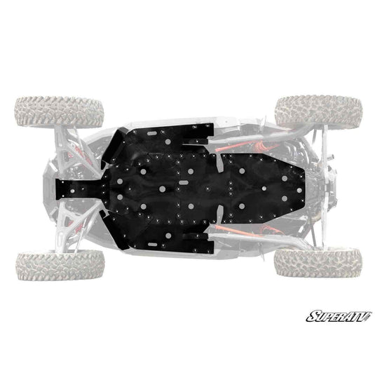 SuperATV Polaris RZR Turbo R Full Skid Plate FSP-P-RZRTR