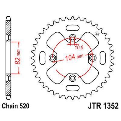 Load image into Gallery viewer, Front &amp; Rear Sprocket Kit for HONDA ATC350 X 86 JT Sprockets
