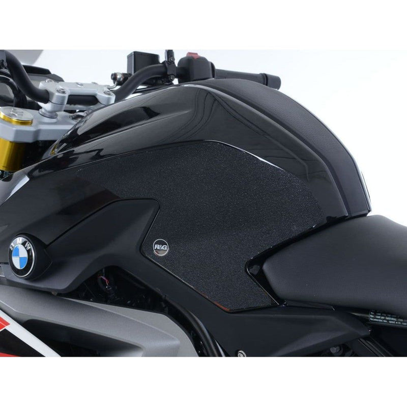 Load image into Gallery viewer, R&amp;G Racing Black Tank Traction Grips For 2017-2020 BMW G310R EZRG112BL
