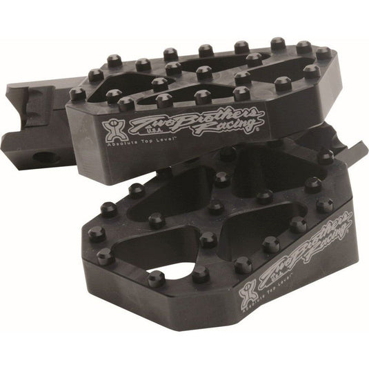 Two Brothers Racing Black Grom Billet Footpegs For Honda Grom 125 2018-2019 374-8-01