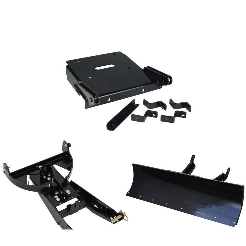 Load image into Gallery viewer, Denali Black UTV Snow Plow Kit For Yamaha Viking VI 2014-2020
