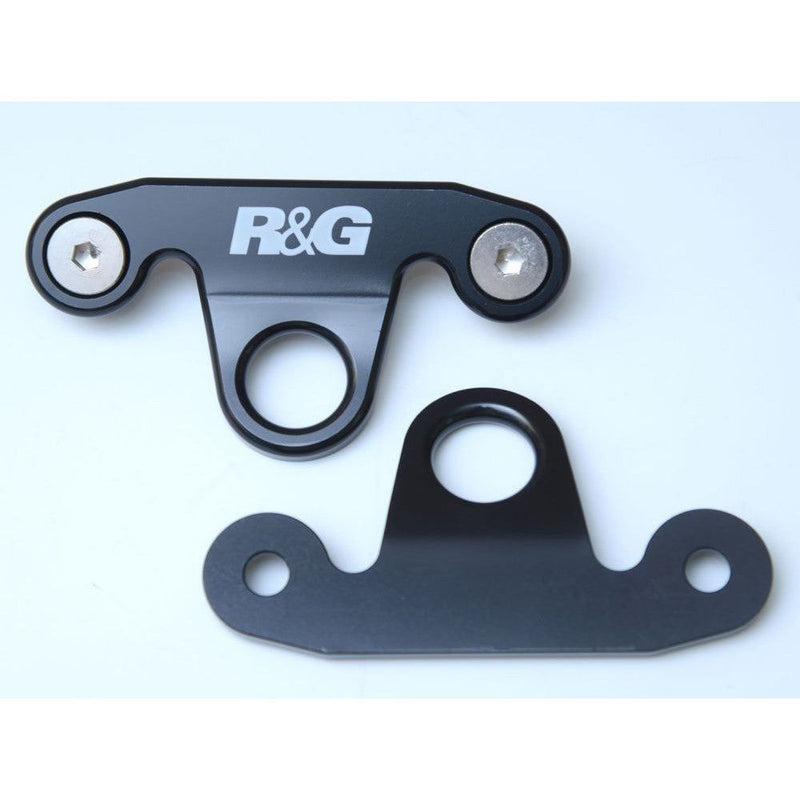 Load image into Gallery viewer, R&amp;G Racing Black Tie-Down Hook Pair For 2014-2015 BMW S1000R
