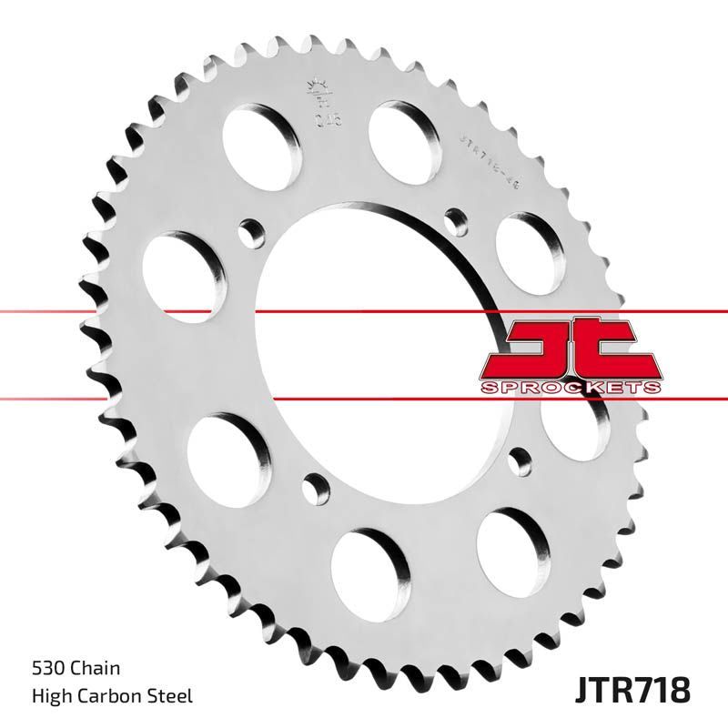 JT Sprockets Rear Steel Sprocket 46 Tooth 46T 530 Chain For Cagiva Elefant 750 Lucky Explorer 1987-1989 JTR718.46