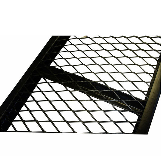 Center-Folding Mild Arched Steel Mesh Loading Ramp 800 lb. Rated (per ramp) - 80" long x 11" wide