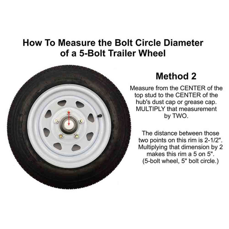Load image into Gallery viewer, Pair of 5-Bolt On 4-1/2 Inch Hub Assemblies with Square Shaft 1-1/16 Inch Straight Spindles &amp; Bearings - for 2,200 lb Axle

