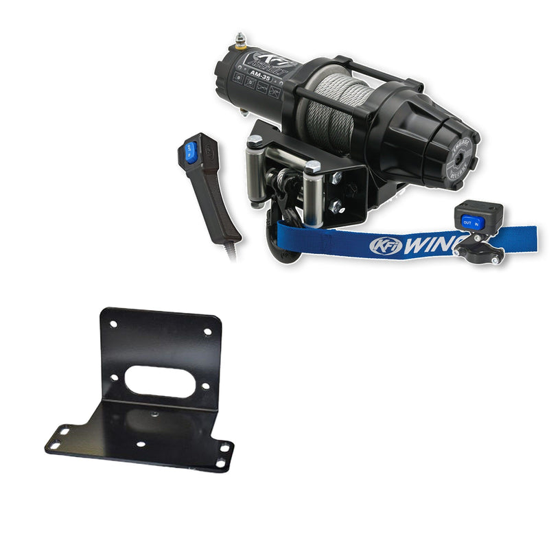 Load image into Gallery viewer, KFI Winch Kit For Kawasaki 600 Mule 2x4 2005-2016
