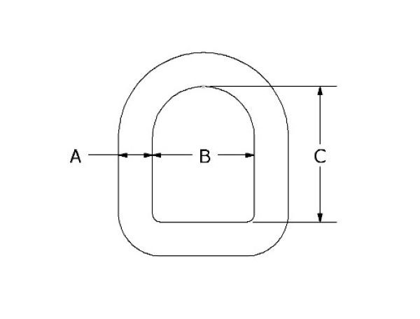 Load image into Gallery viewer, Forged 1/2 Inch Forged D-Ring With 2-Hole Mounting Bracket
