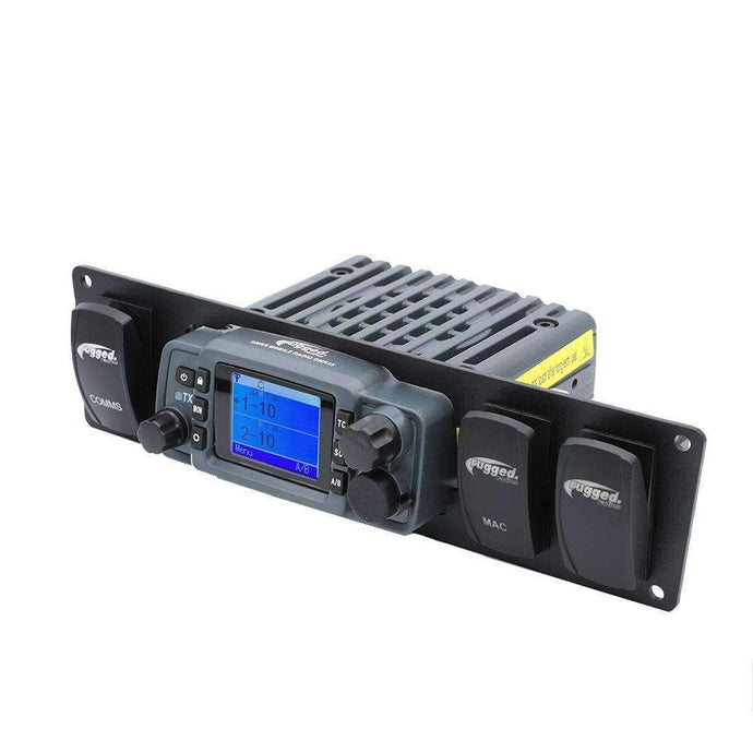 Rugged Radios Yamaha RMAX Mount for GMR25, ABM25 and RM-25WP Mobile Radio and Rocker Switches MT-RMAX-25