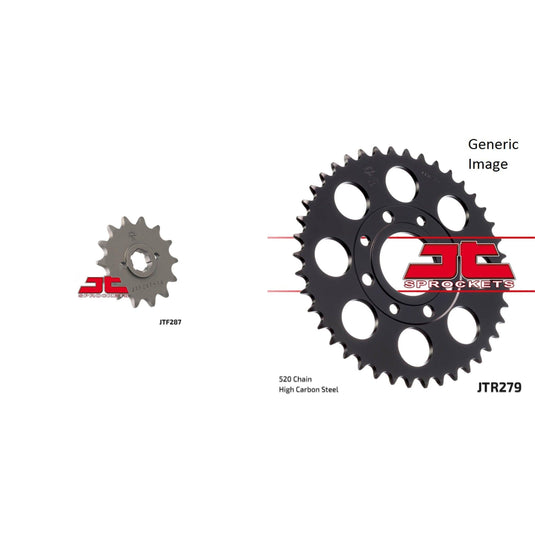 Front & Rear Sprocket Kit for Street HONDA CB250 Nighthawk 1991-2008