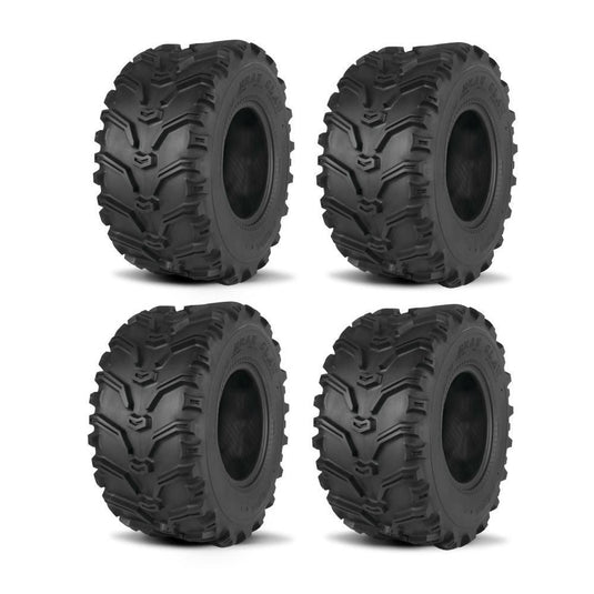 Kenda Set of Two K299 Bear Claw Tires (6 Ply) [24x8-12] And Two (6 Ply) [24x9-11] Tires