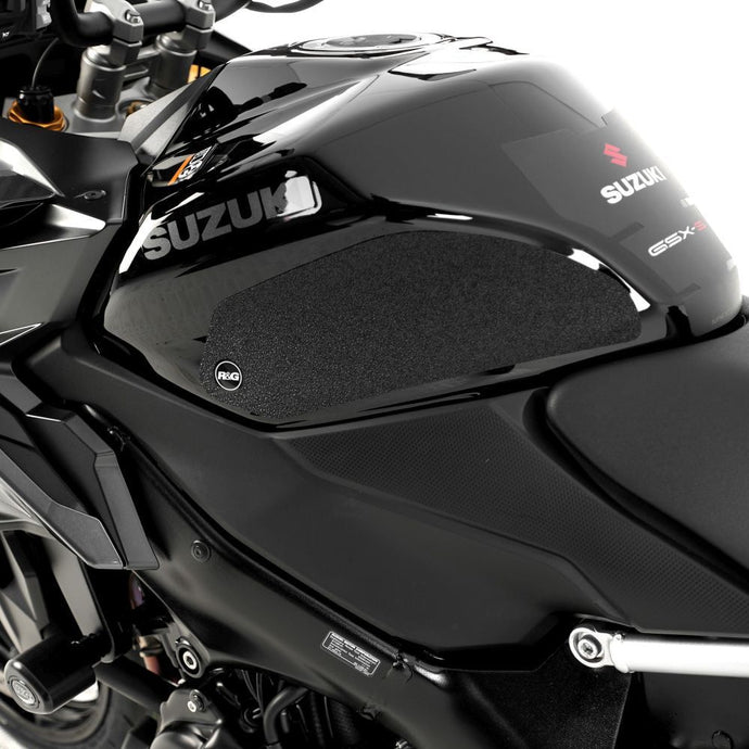 R&G Racing Black Tank Traction Grips 2 piece For 2021-2024 Suzuki GSX-S 950