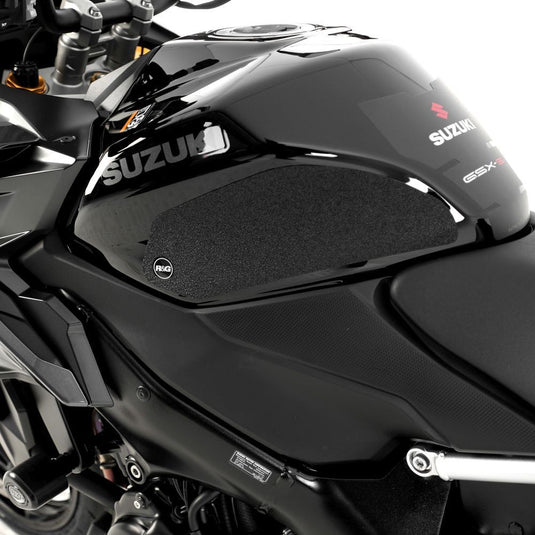 R&G Racing Black Tank Traction Grips 2 piece For 2021-2024 Suzuki GSX-S 950