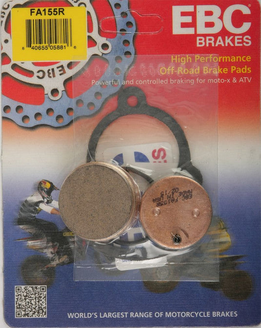 EBC 1 Pair Sintered R Series Heavy-Duty Brake Pads MPN FA155R