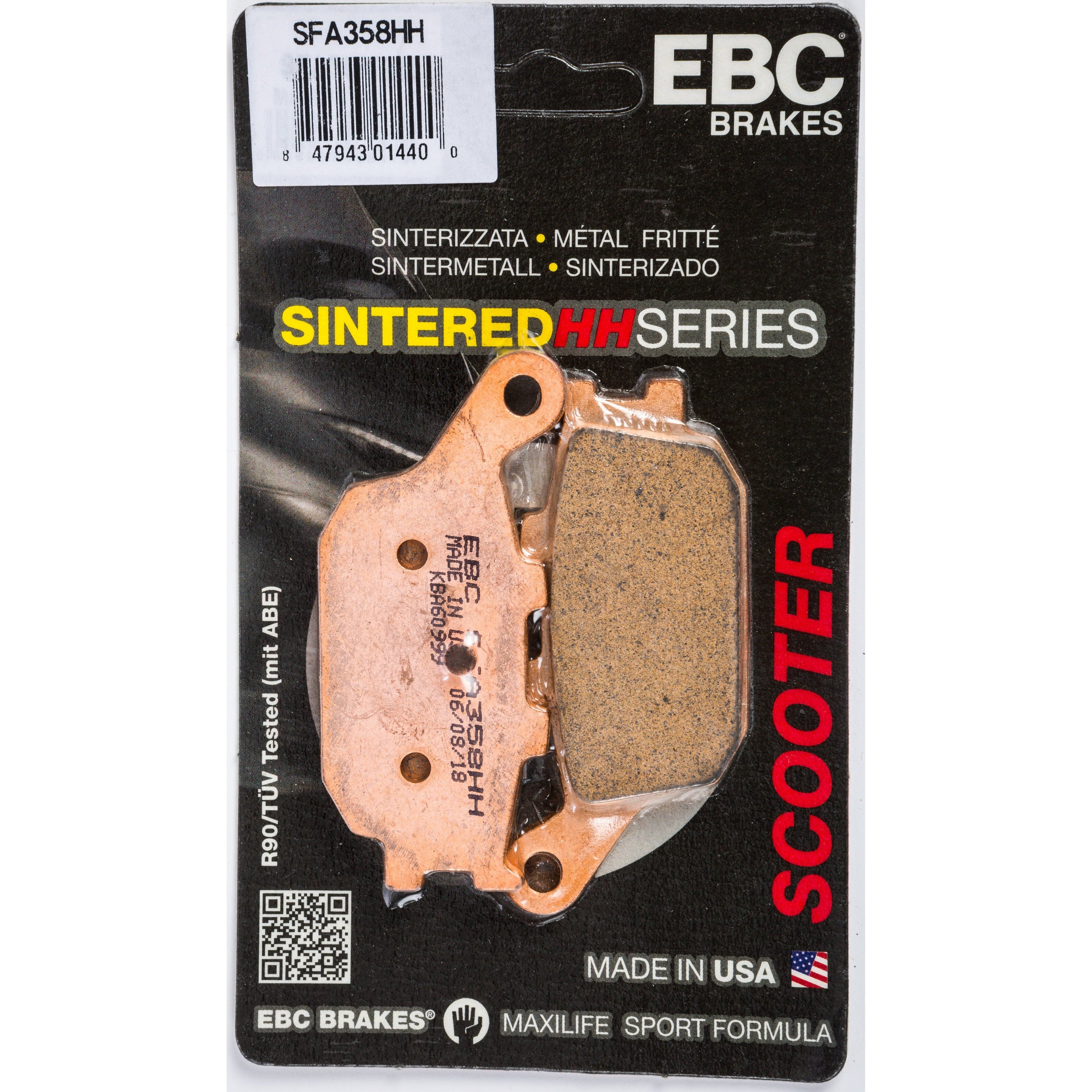 EBC 1 Pair SFA HH Series Scooter Sintered Brake Pads For Honda Reflex 250 NSS250 2001-2007