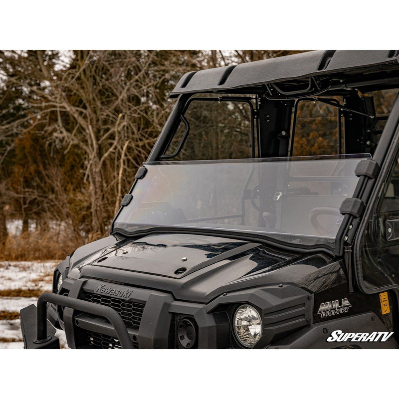 Load image into Gallery viewer, SuperATV Kawasaki Mule Pro Half Windshield HWS-K-M-FXT-001-75
