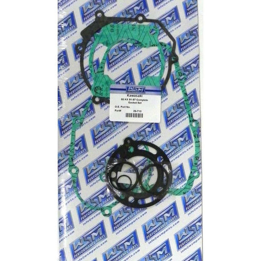 WSM Complete Gasket Kit For Kawasaki 80 KX 91-97 25-713