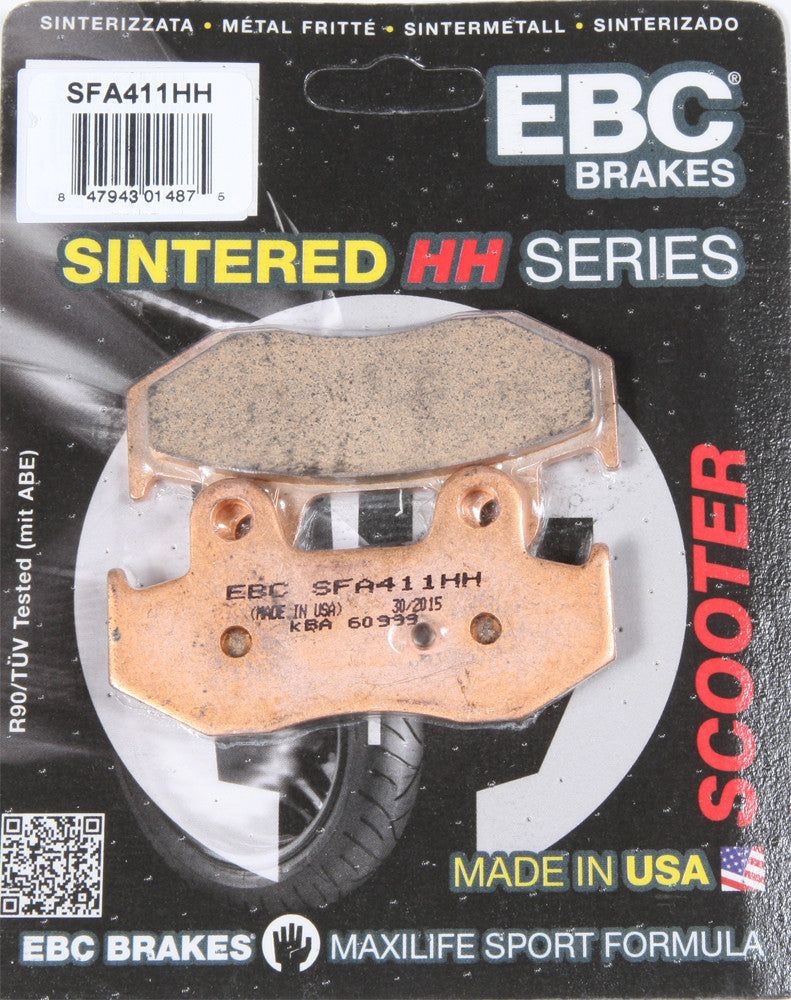 Load image into Gallery viewer, EBC 1 Pair SFA HH Series Scooter Sintered Brake Pads For Suzuki Burgman 400 AN400 2003-2006
