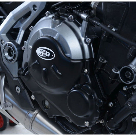 R&G Racing Black Slash Cut Engine Case Cover RHS For 2017-2024 Kawasaki Ninja 650 EX650