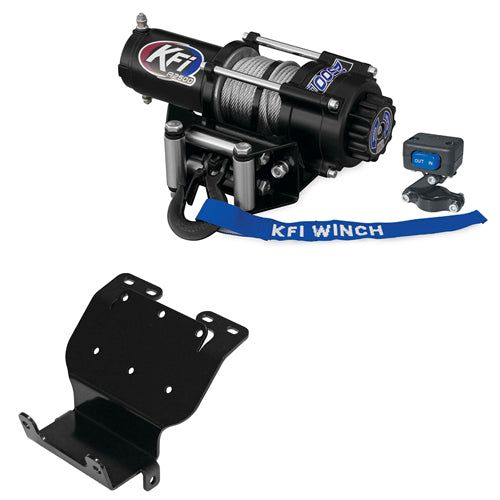 Load image into Gallery viewer, 2500lb KFI Winch Mount Combo Kit Honda 1993-2000 TRX300 Sportrax Fourtrax NEW
