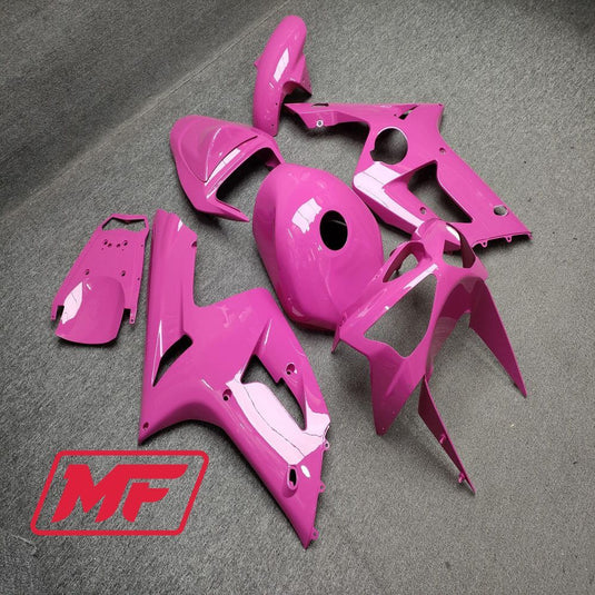 Monster Fairings Full Kit Kawasaki ZX-6R 03-04 Gloss Pink + Windshield + Gas Tank Cover