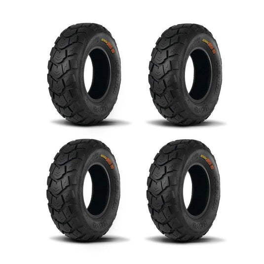 Kenda Set of Two K572 Road Go Tires (4 Ply) [18x9.5-8] And Two (4 Ply) [19x7-8] Tires
