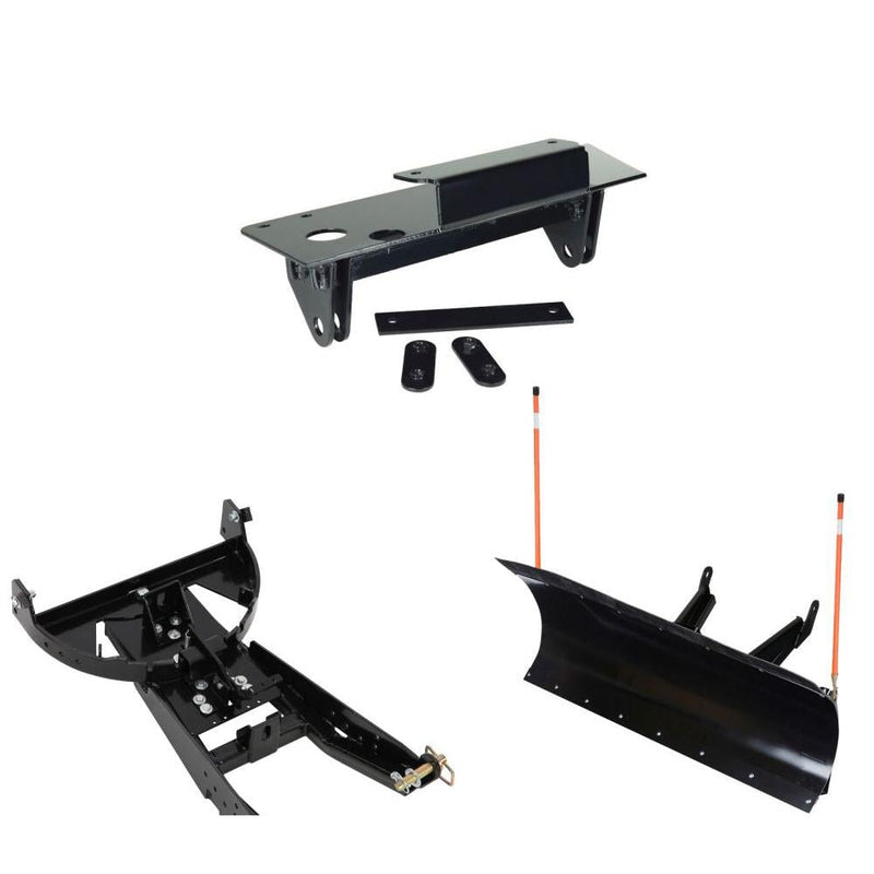 Load image into Gallery viewer, Denali Black UTV Snow Plow Kit For Kawasaki Teryx 800 KRF800 LE 2014-2021
