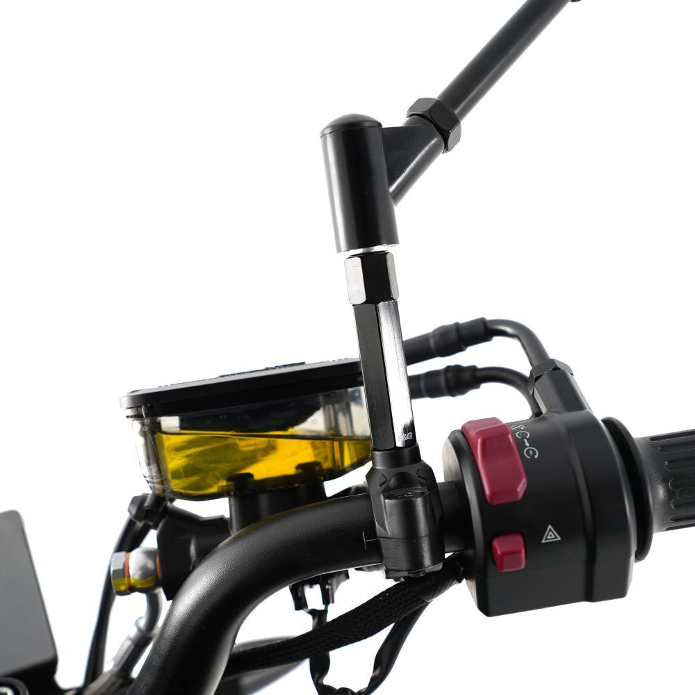 R&G Racing Black Mirror Risers For 2013-2018 Aprilia Caponord 1200