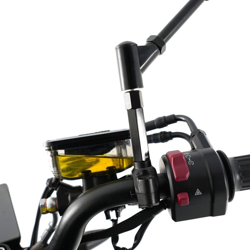 Load image into Gallery viewer, R&amp;G Racing Black Mirror Risers For 2013-2018 Aprilia Caponord 1200
