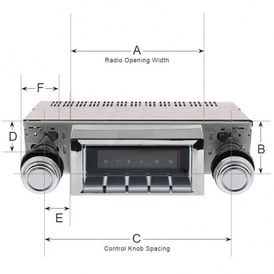 Load image into Gallery viewer, Custom Autosound 1971-73 Charger B Body Classic Car Stereo CAM-MCHAR-630
