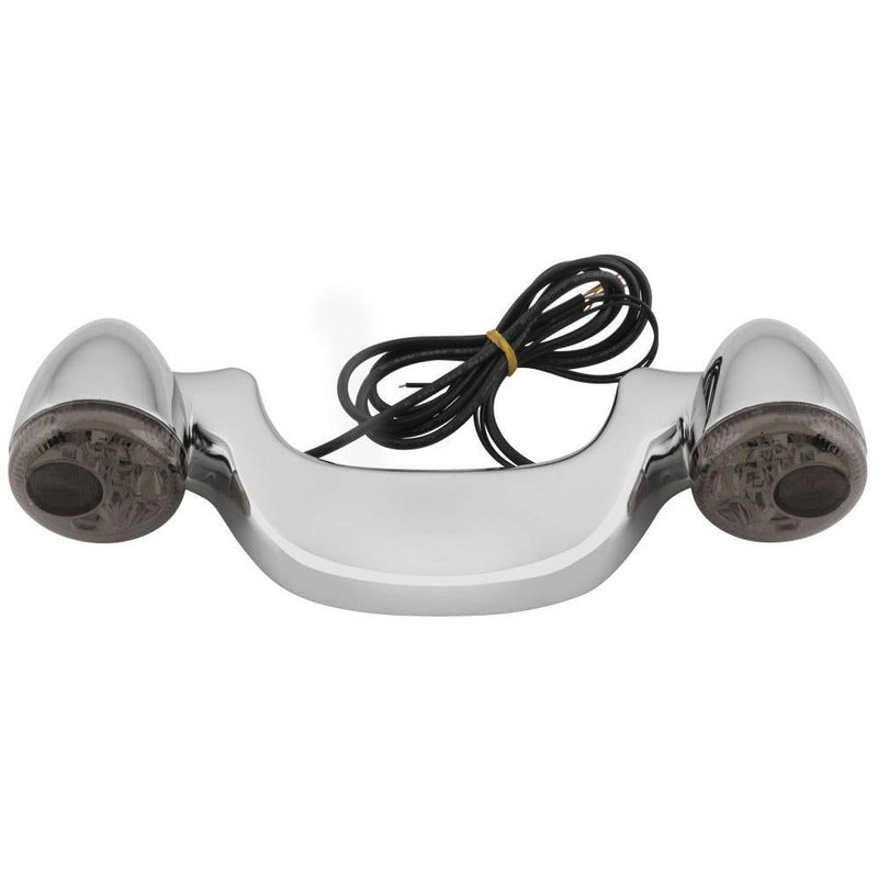 Load image into Gallery viewer, Letric Lighting Rear Light Bar With Signals Chrome Smoke
