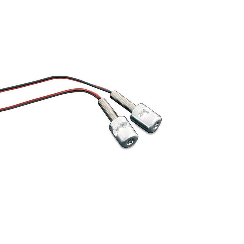 Load image into Gallery viewer, KURYAKYN LED CHRME LICENSE PLATE BOLT LIGHTS UNIVERSAL FOR 12V APPLICATIONS 9199
